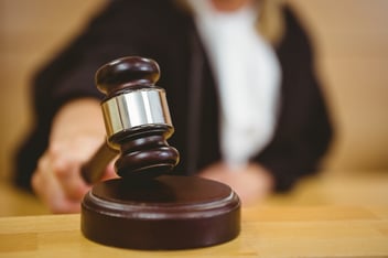 A Florida supreme court judge hard at work.