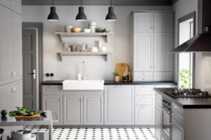 A newly remodeled kitchen