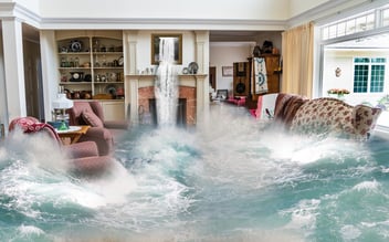 A Fort Lauderdale home is hit hard by severe flooding.